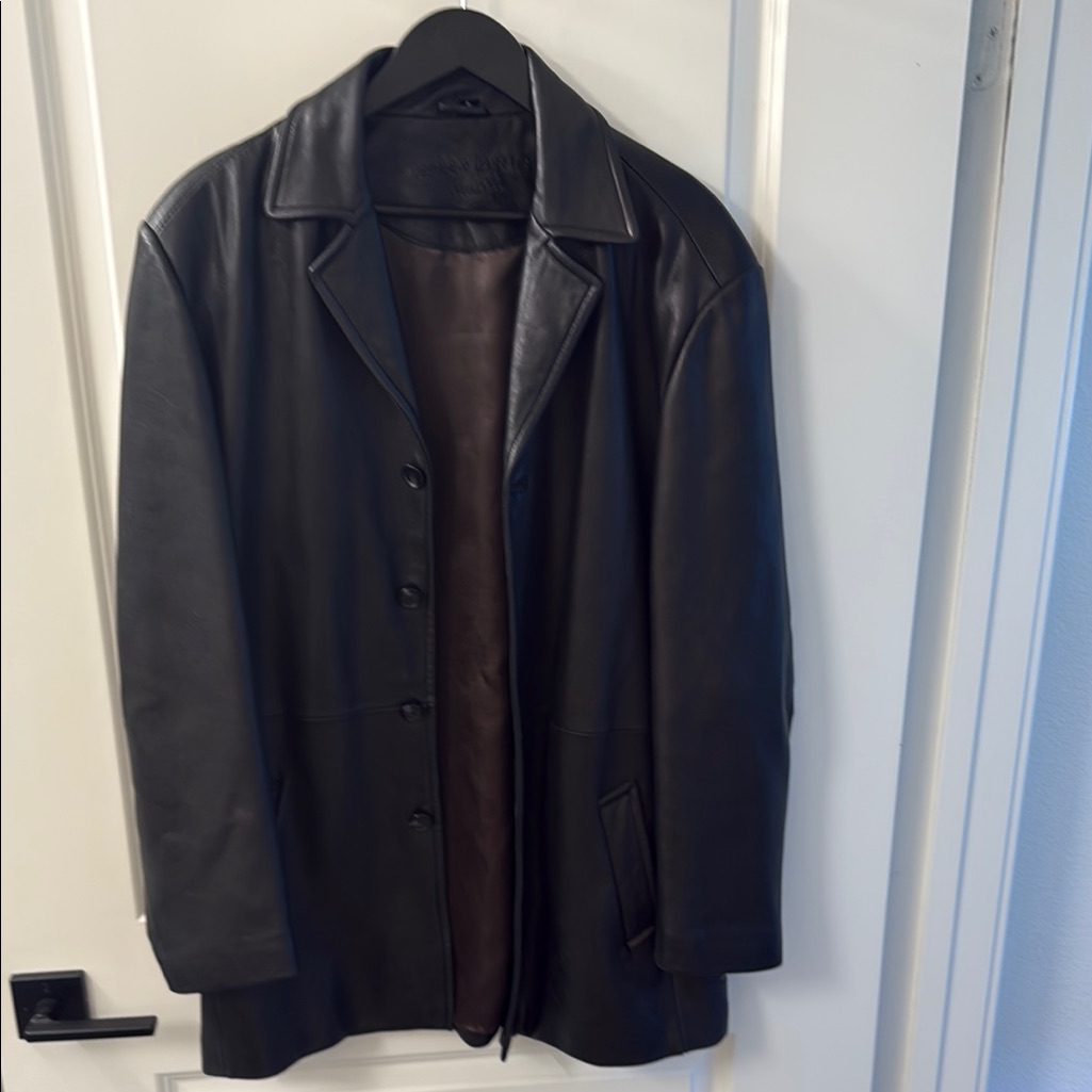 Reilly Olmes Lamb Skin Leather Coat